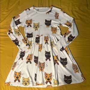 Mini Rodini Choir Cats dress